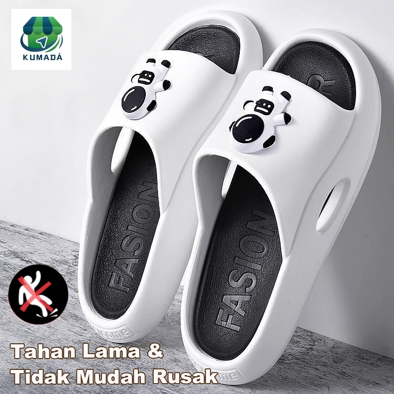 Jual sendal pria sendal karet pola kartun yang lucu Flat Rumahan Empuk ...