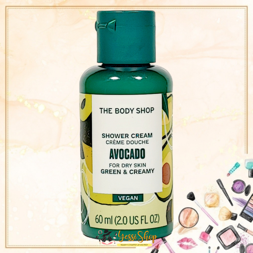 Jual The Body Shop Avocado Shower Cream 60mL Shopee Indonesia