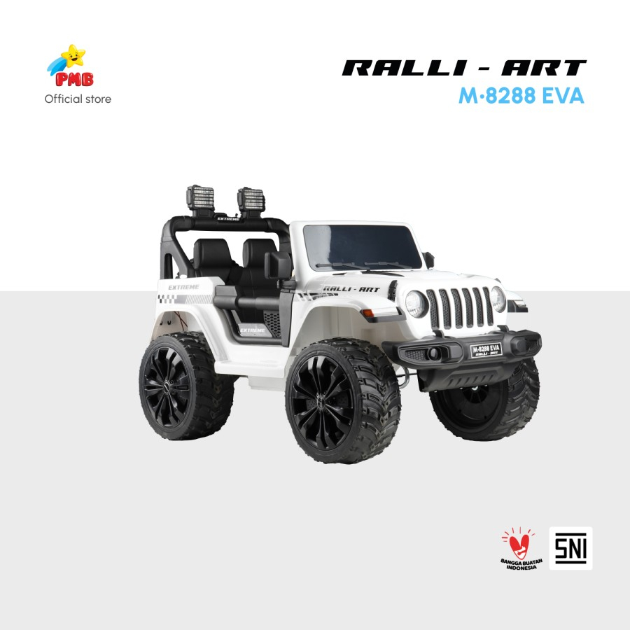 Jual Mainan Mobil Aki Anak Rally Art M 8288 Dual EVA PMB | Shopee Indonesia