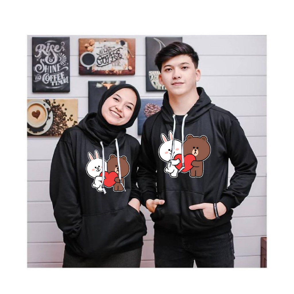 Jaket couple hoodie shop
