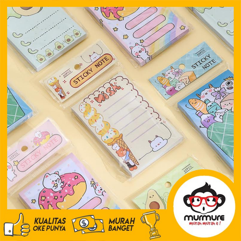 Jual MURMURE I STICKY NOTE FAMILY LIFE MEMO TEMPEL LUCU | Shopee Indonesia