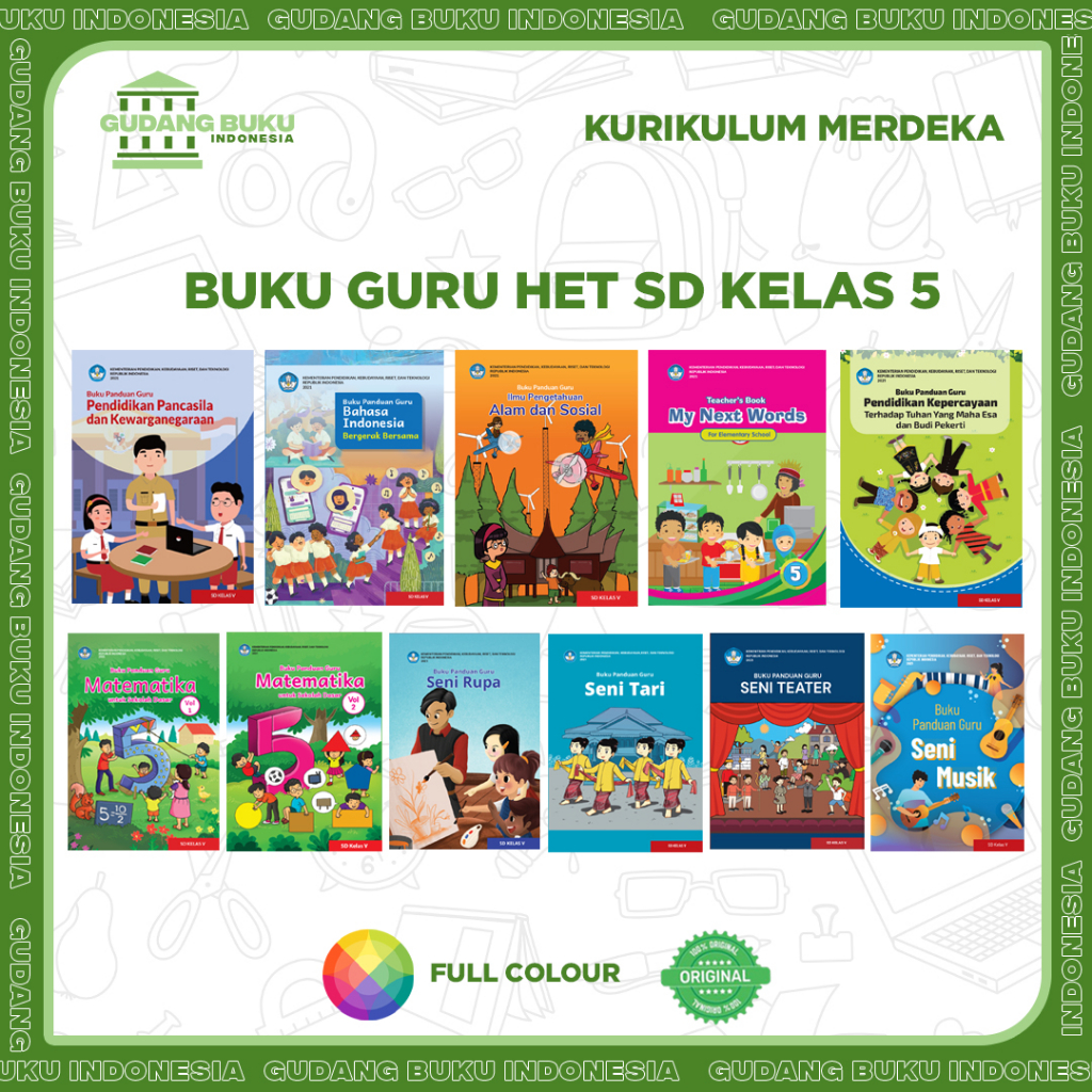 Jual Buku Guru / Buku Teks HET Kurmer Sekolah SD Kelas 5 - Kurikulum ...