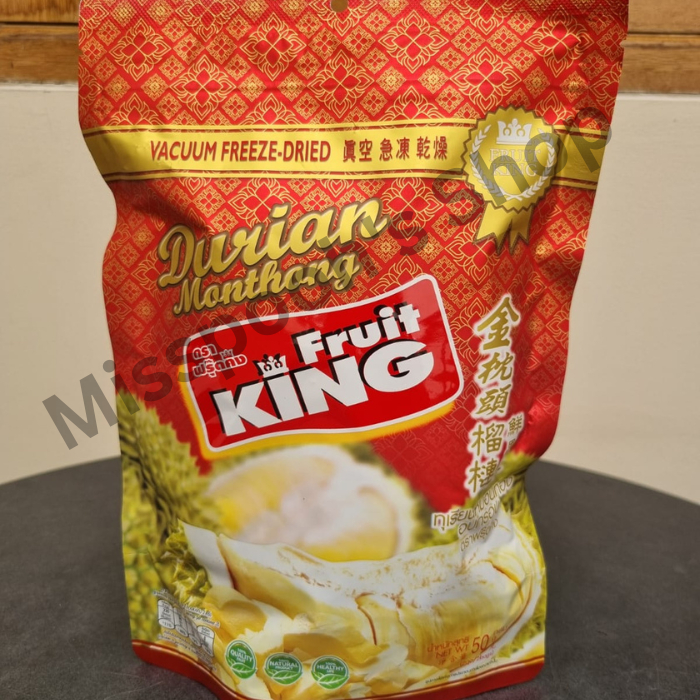 Jual Freeze Dried Durian Monthong Fruit King 50 gr Snack Thailand Shopee Indonesia