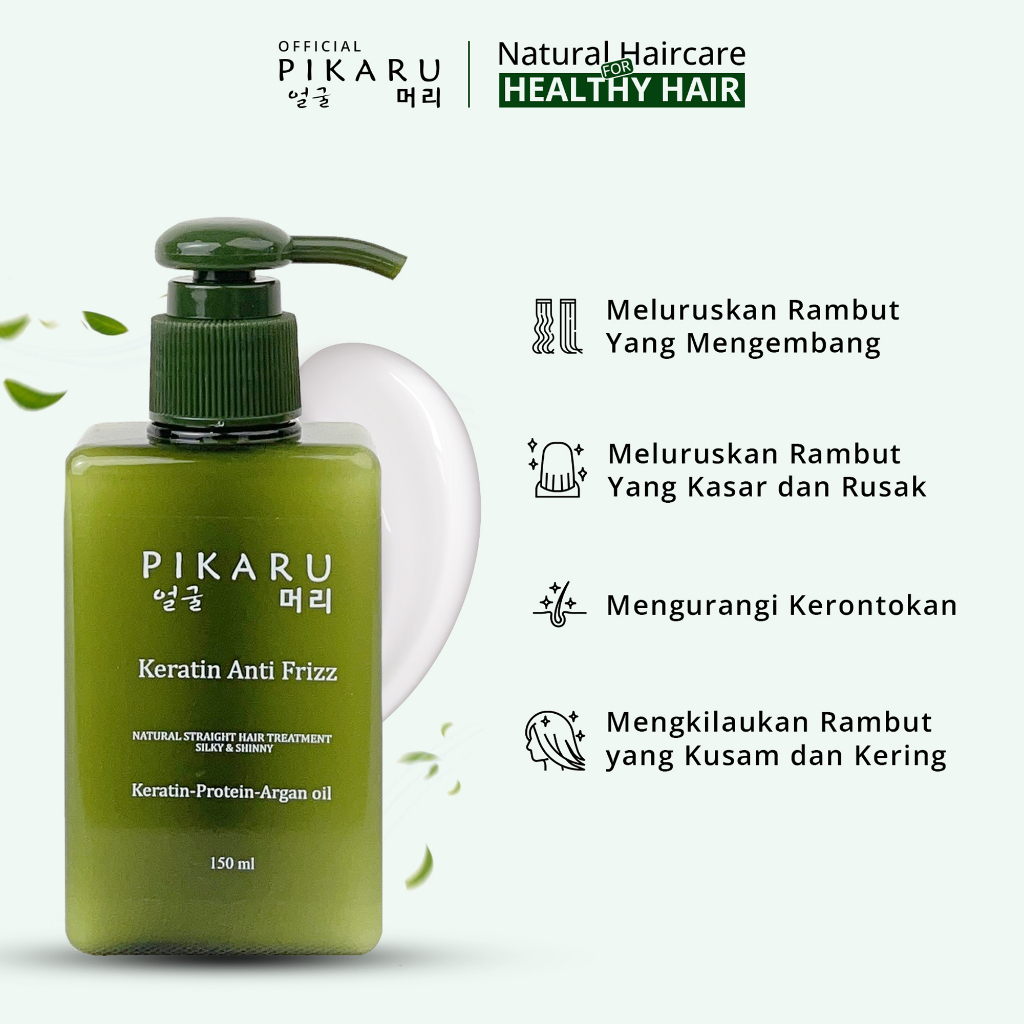 Jual Pikaru Keratin Treatment Anti Frizz 75ml / 150ml | Shopee Indonesia