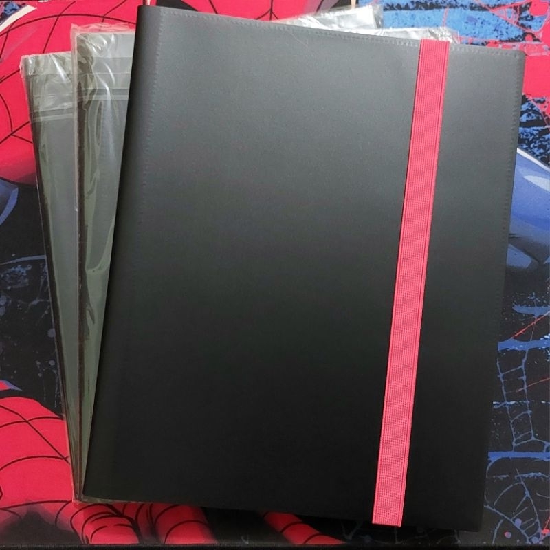 Ultra Pro ULP15934 9 Pocket Deluxe Vivid Red Pro-Binder