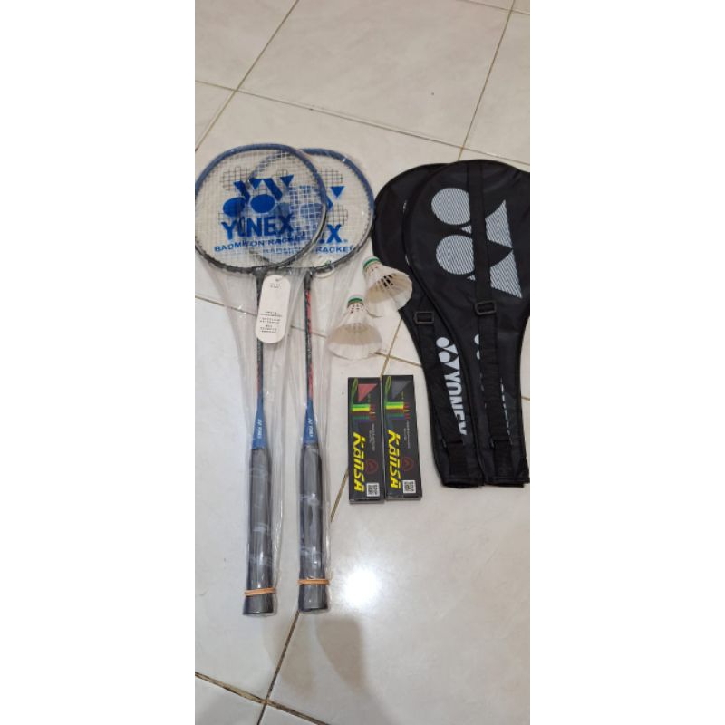 Jual RAKET BADMINTON / BULU TANGKIS PAKET LENGKAP INSTANT LANGSUNG ...