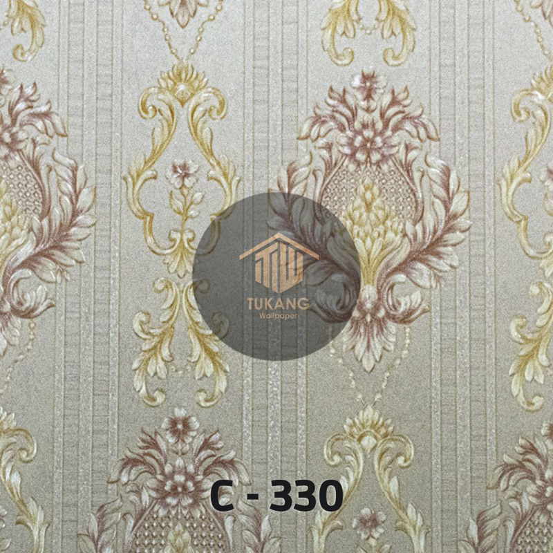 Jual [3D PREMIUM] WALLPAPER DINDING VINYL GLAMOR MEVVAH BERTEKSTUR DAN