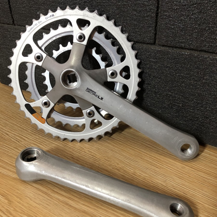 Jual Crank Deore LX M550 Original Vintage Shimano Via Japan Shopee Indonesia