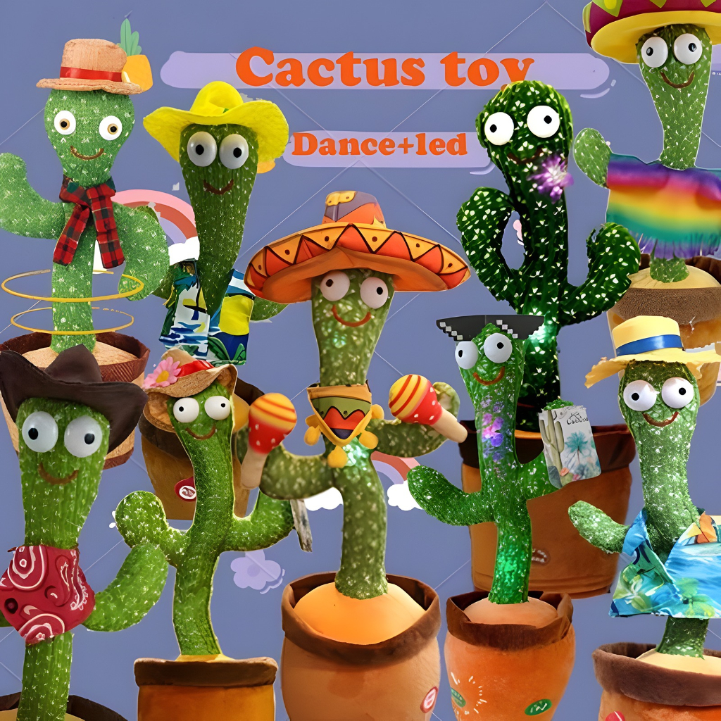 Jual BONEKA KATKUS GOYANG PENIRU SUARA/CATCUS DANCING JOGET /VIRAL TIK ...