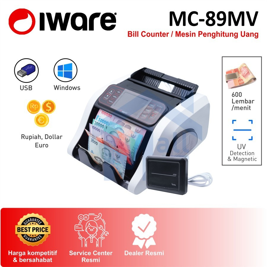 Jual Money Bill Counter Iware Mc 89mv Mc 89mv Mc89mv Mesin Hitung Uang Shopee Indonesia