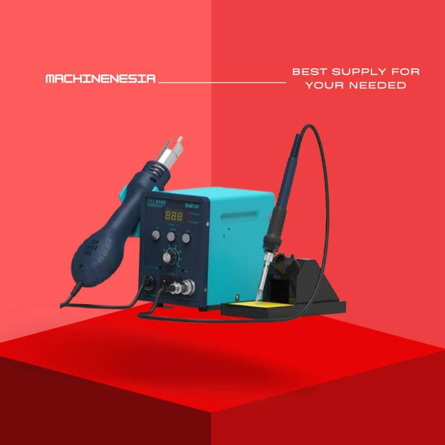 Jual BLOWER HP DIGITAL + SOLDER STATION ORI BAGUS MODEL BARU BAKON