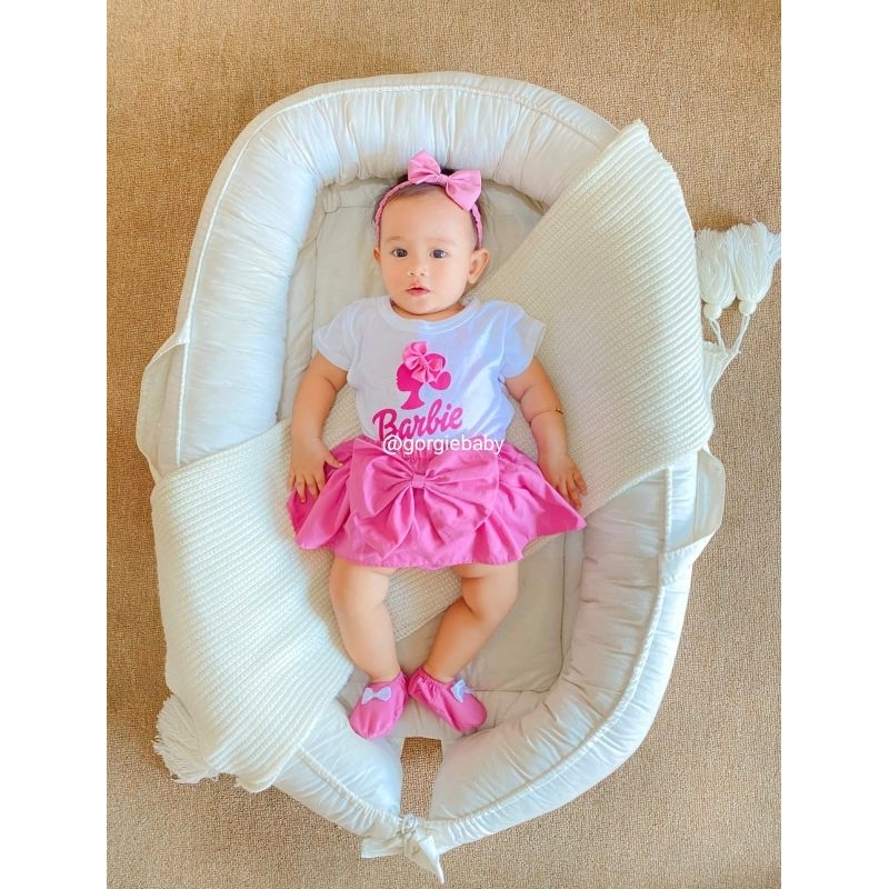 Jual [GORGIEBABY] Barbie Set Set Barbie Setelan Kaos Anak Bayi