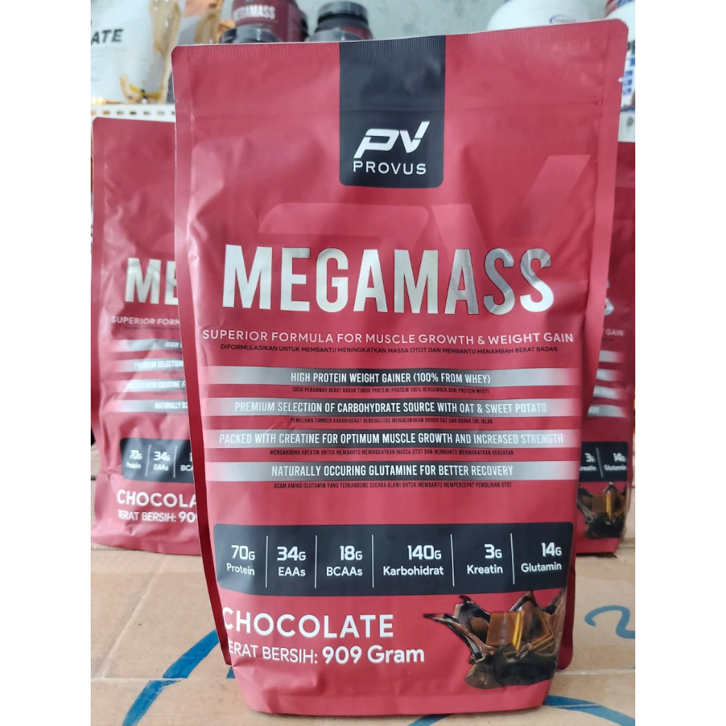 Jual Provus MegaMass 2 Lbs - 2lbs 2lb pv mega mass fit fitness gain ...
