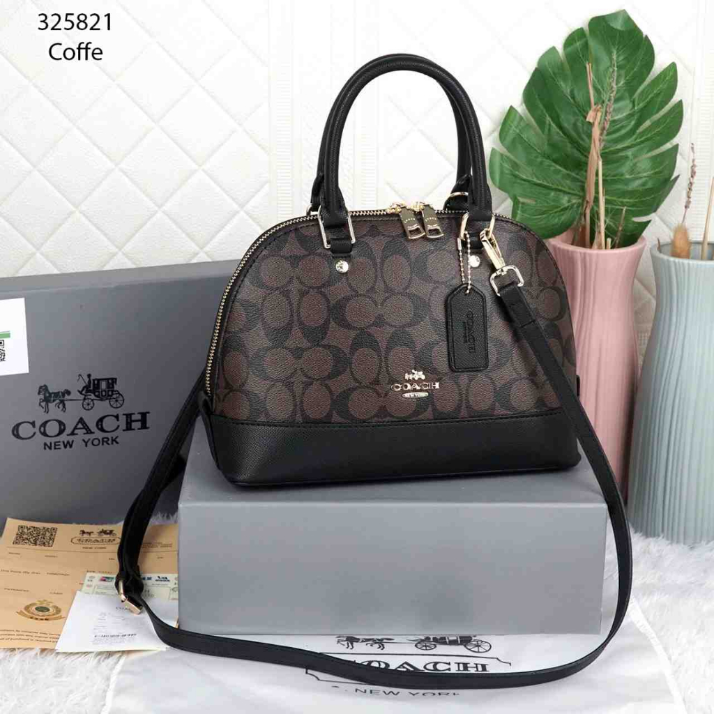 Jual Coach Sierra Satchel BAG 325821 (FREE BOX) | Shopee Indonesia