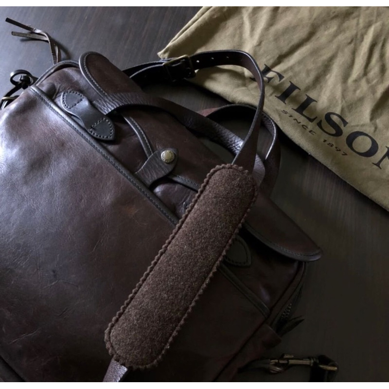 Jual Filson weatherproof leather original briefcase Shopee Indonesia