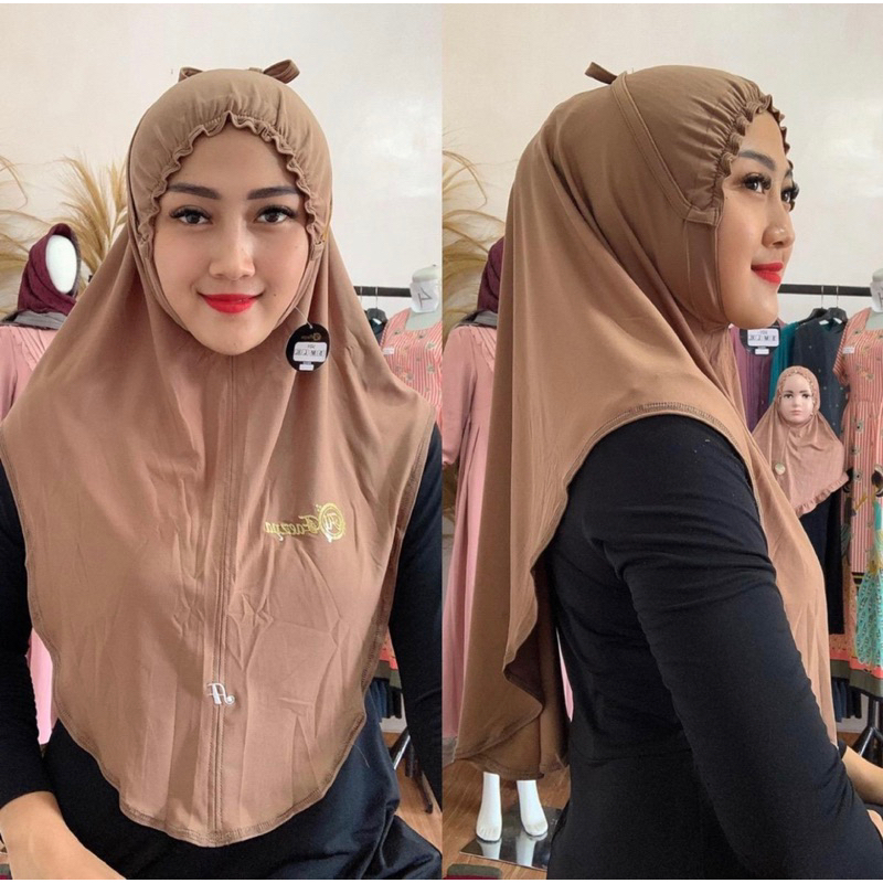 \"I&I STORE × RAJABROOKE\" HIJAB Jersey Hijab, Ribbed Jersey Hijab, Jersey Hijaab, Headwrap