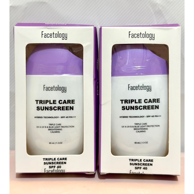 Jual ORIGINAL Facetology TripleCare Sunscreen SPF PA Ml Shopee Indonesia