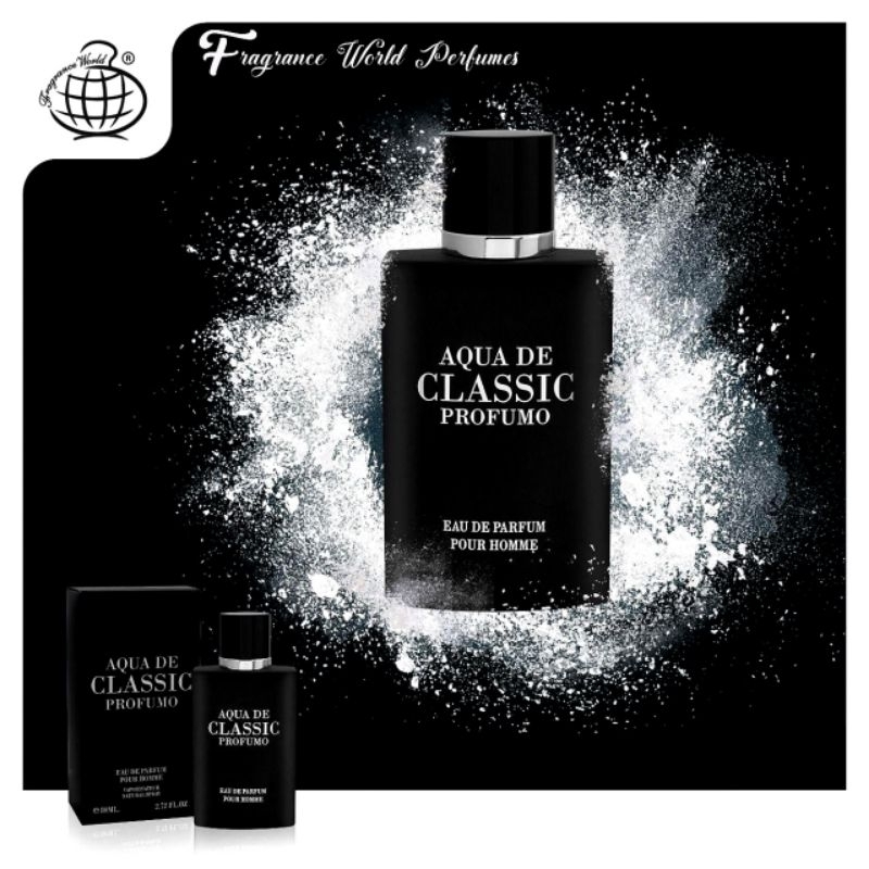 Jual FRAGRANCE WORLD AQUA DE CLASSIC PROFUMO FOR MEN EDP 80 ML Shopee