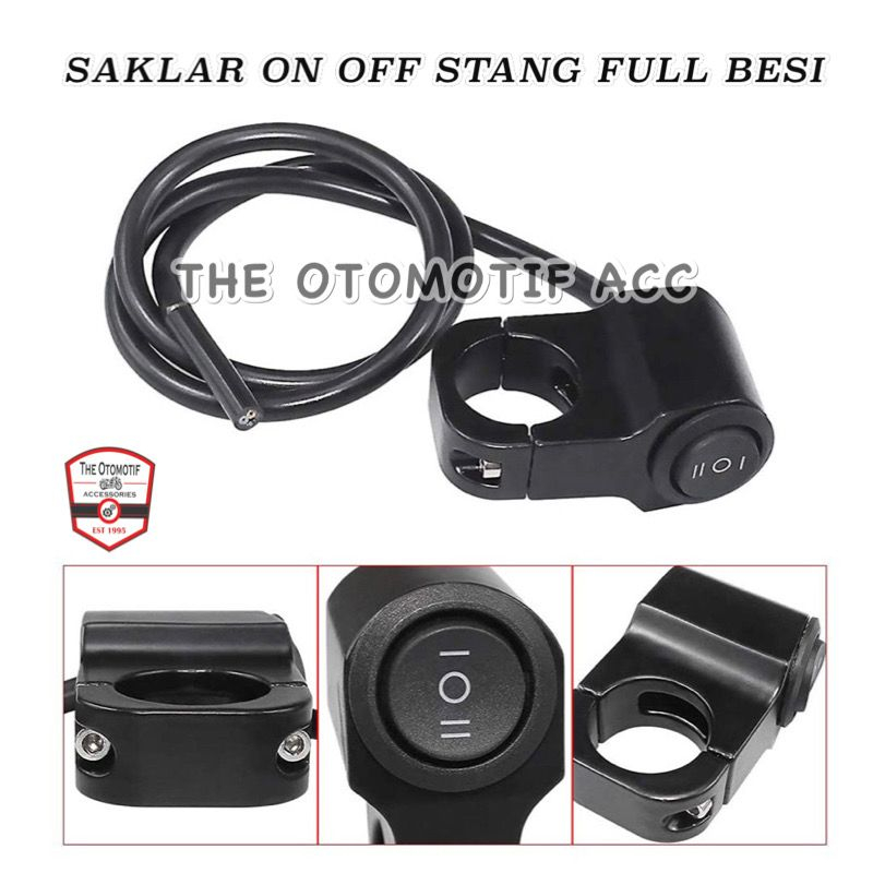Jual Saklar On Off Stang 3 Mode Full Besi Premium Universal | Shopee ...