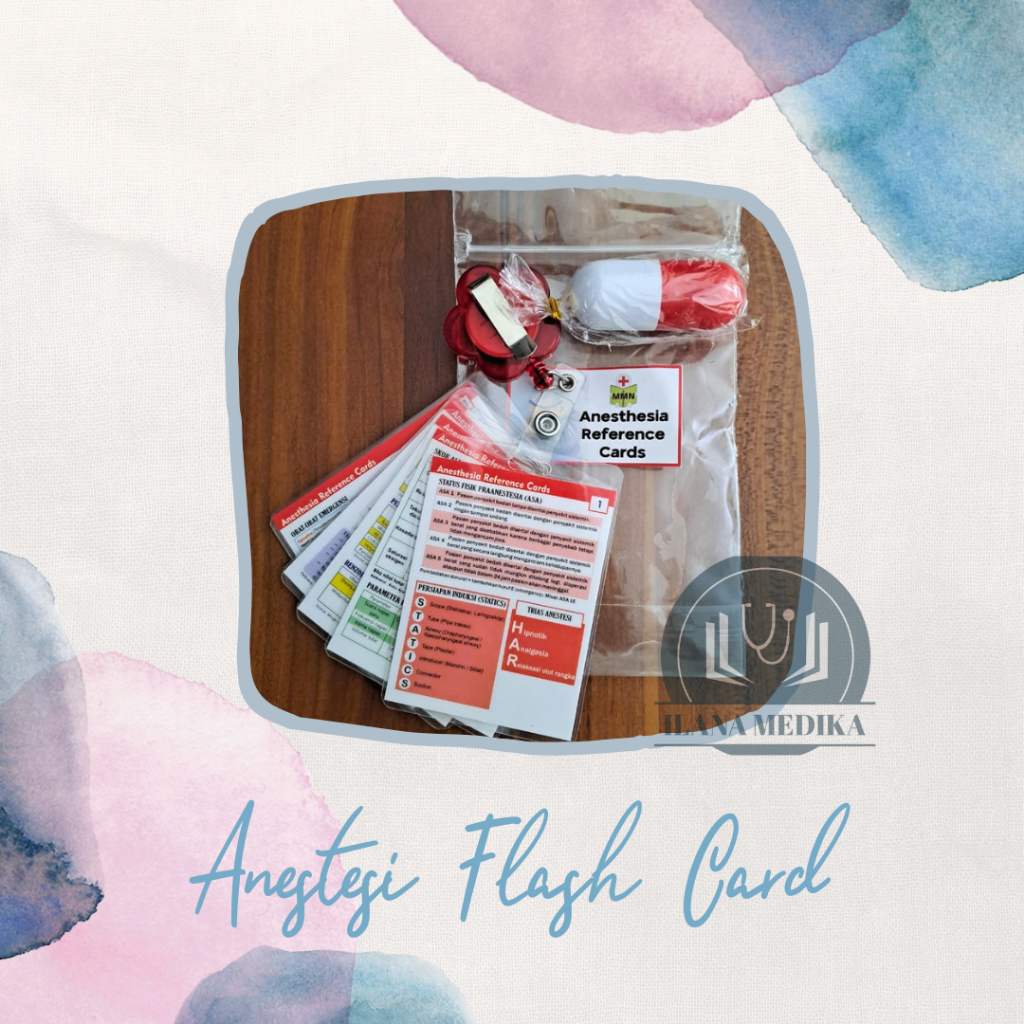 Jual Medical Mini Card Anestesi MMN Card Anestesi Flash Card Anestesi ...