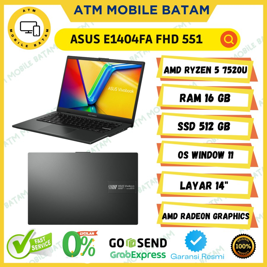 Jual Asus Vivobook Go 14 E1404fa Ryzen 5 7520u 16gb 512gb Ssd 14fhd Shopee Indonesia 5746