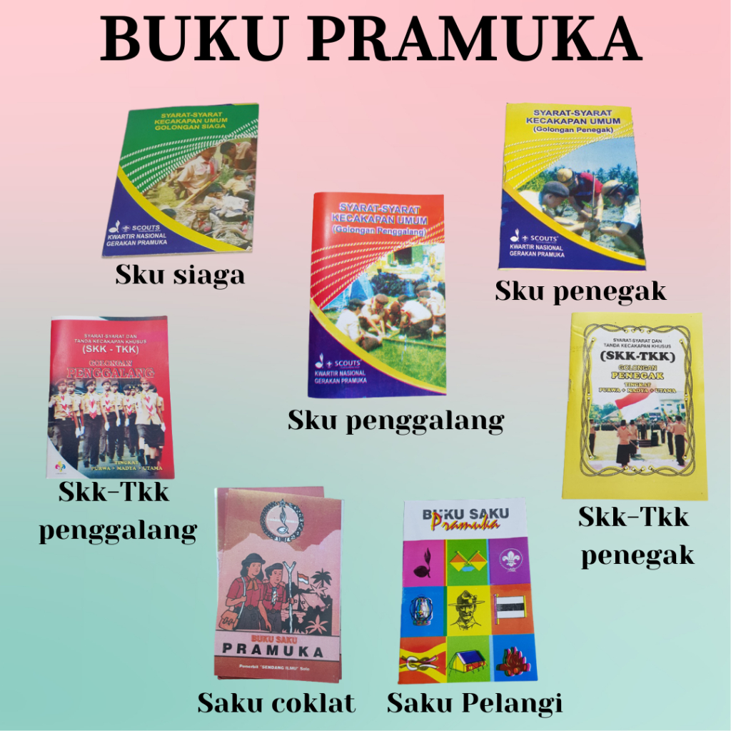 Jual BUKU PRAMUKA-SKU,SAKU(SIAGA,PENGGALNG,PENEGAK) | Shopee Indonesia