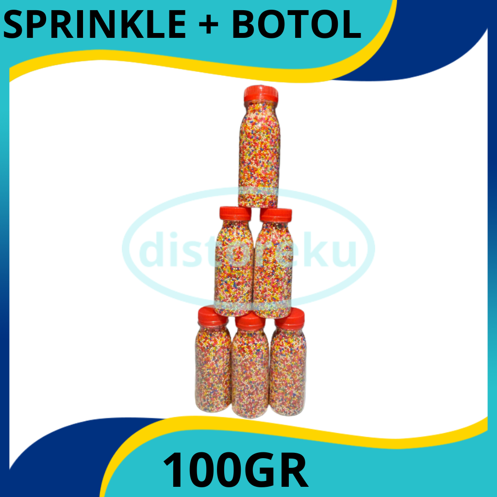 Jual SPRINGKEL 100GR BOTOL SPRINKEL SPRINKLE TRIMIT GULA HIASAN KUE ...