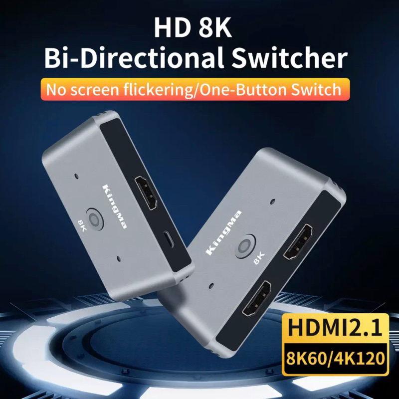 Jual Kingma HDMI 2.1 Ultra HD 8K Bi Directional Switcher | BMU035 | SKU ...