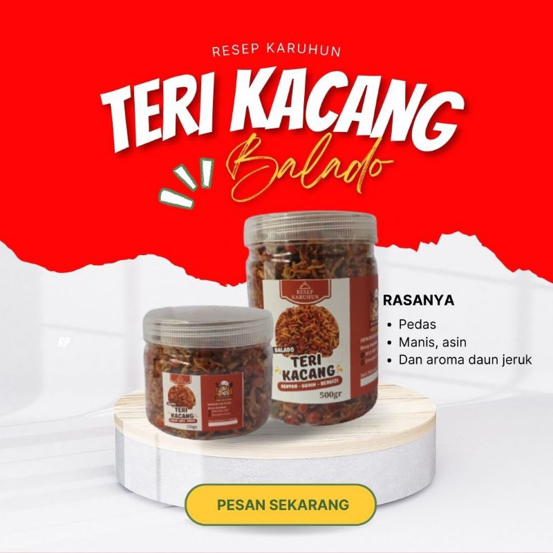 Ikan Teri Kacang Balado: Sensasi Gurih Pedas yang Menaklukkan Lidah, Kini Mudah Didapatkan Secara Online
