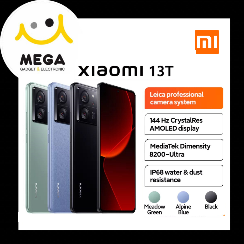 Buy Xiaomi 13T Pro Dual Sim 5G 16GB/1TB Meadow Green MZB0FB8EU