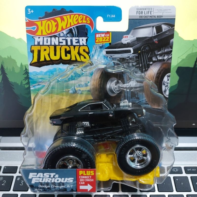 Jual Hot Wheels Monster Trucks Dodge Charger Rt Fast Furious Card Kerut Shopee Indonesia 1738