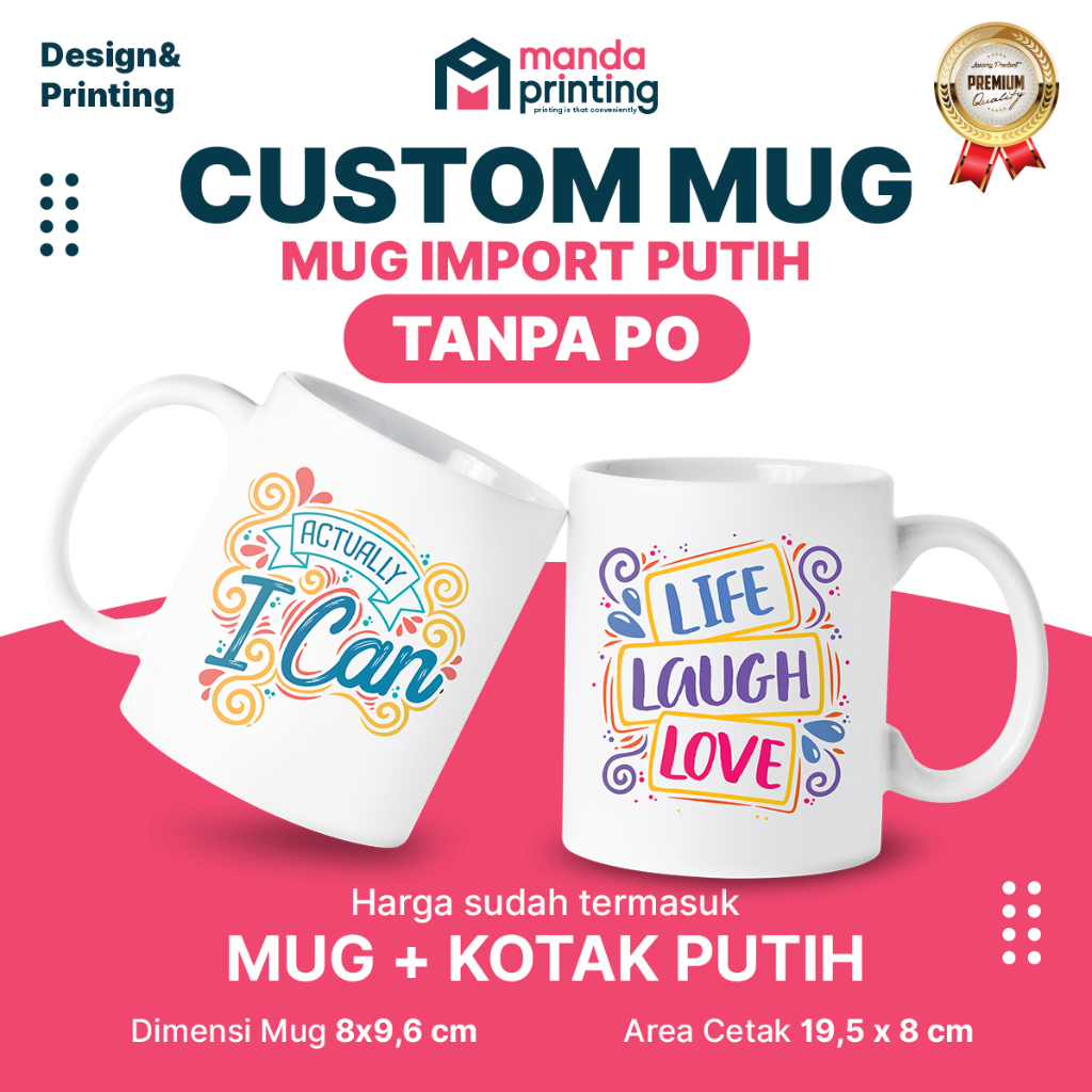 Jual Cetak Mug Tanpa Po Custom Mug Standar Box Shopee Indonesia 0064