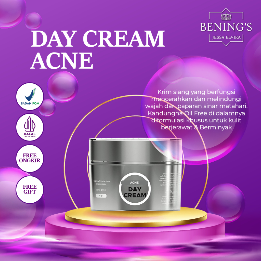 Jual Day Cream Acne Bening Skincare Doctor Oky Pratama Set Perawatan ...