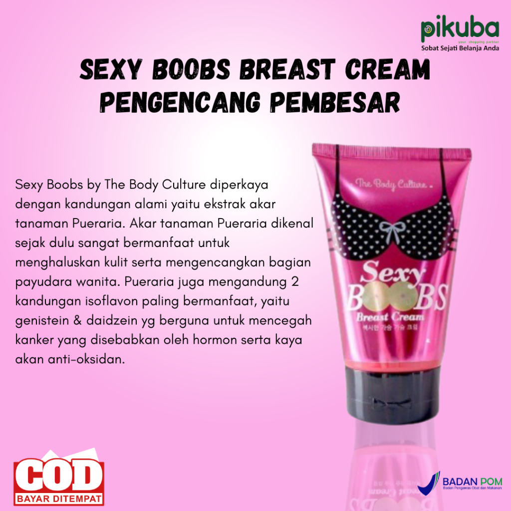 Jual Sexy Boobs Breast Cream By The Body Culture Shopee Indonesia