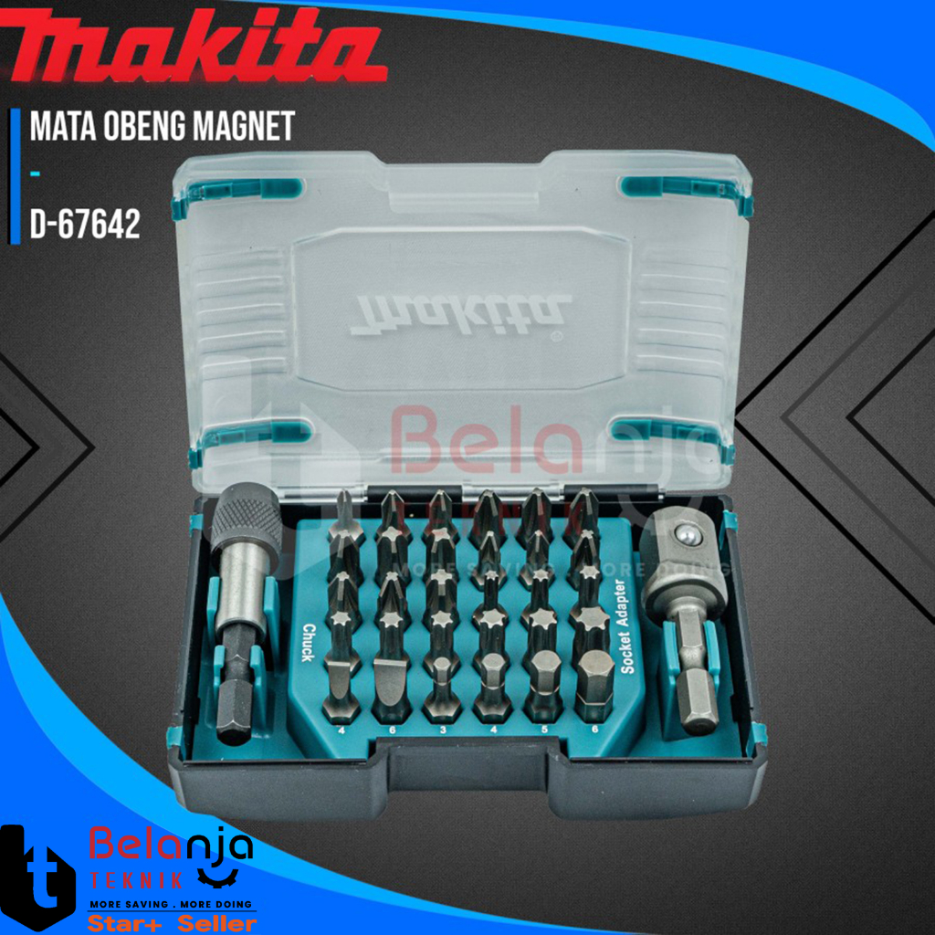 Jual Makita Screwdriver Bit Set 32 Pcs Mata Obeng D