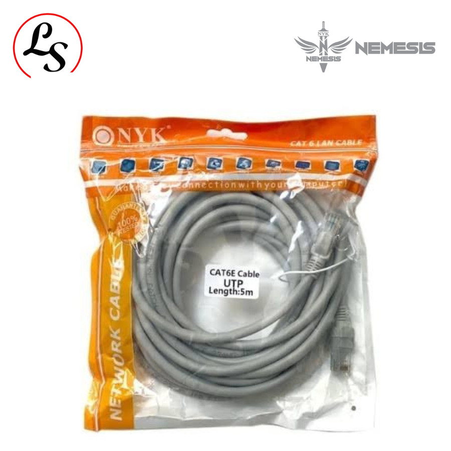 Jual Nyk Cable Kabel Lan M Meter Cat E Utp Shopee Indonesia