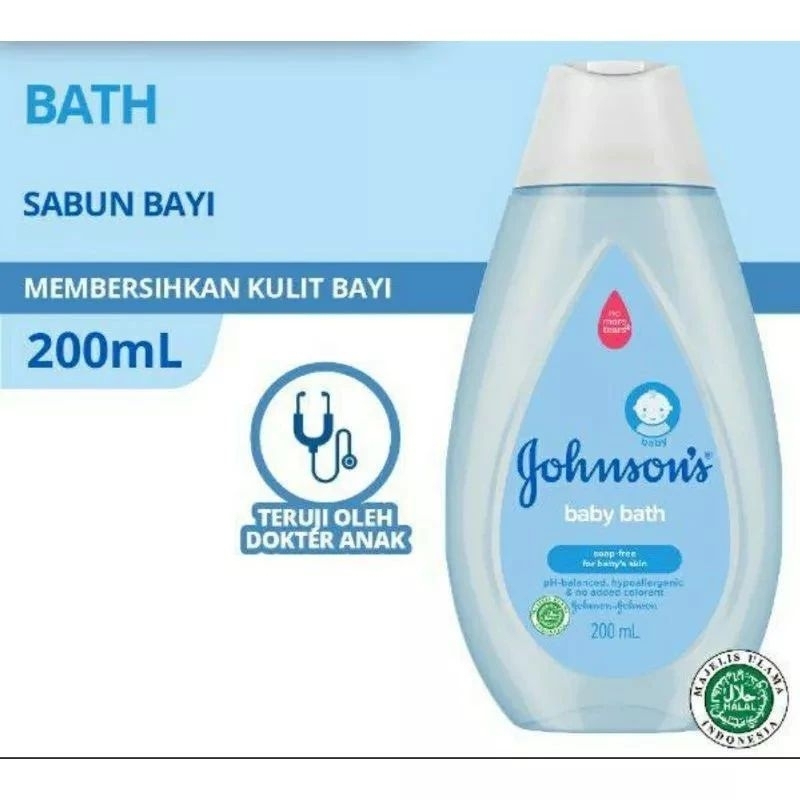 Jual JOHNSON BABY BATH BLUE 200ML BTL / 200ML REFIL Shopee Indonesia