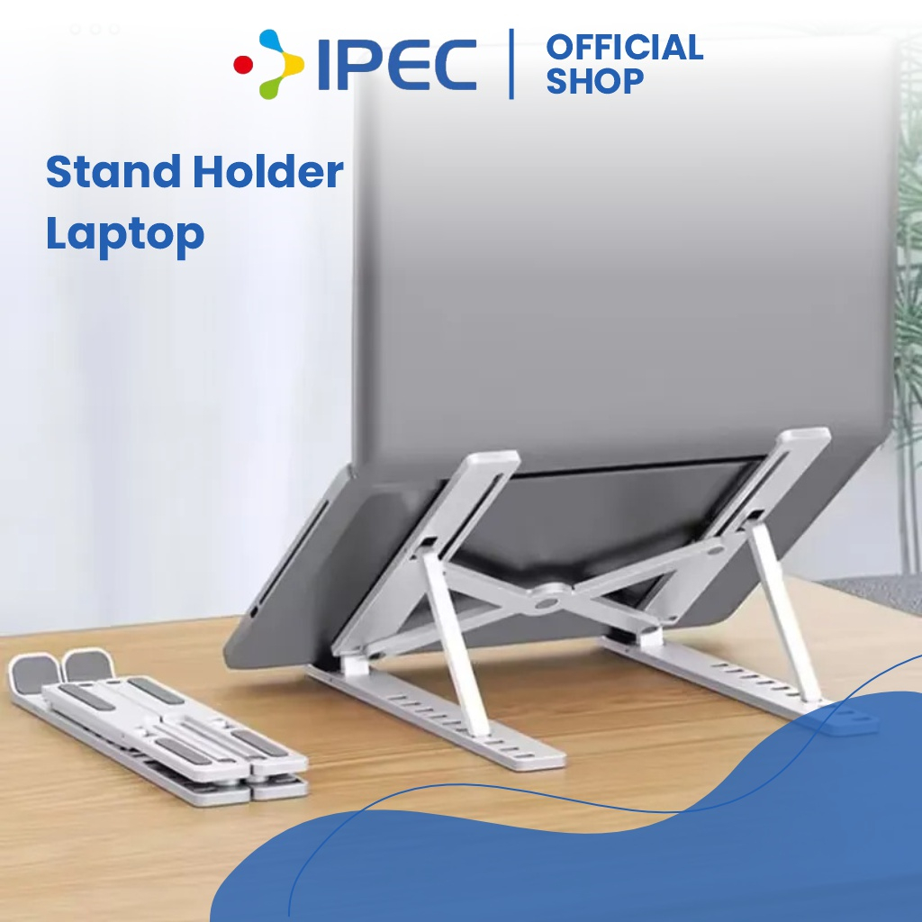 Jual Stand Penyangga Laptop Stand Holder Lipat Adjustable Anti Slip