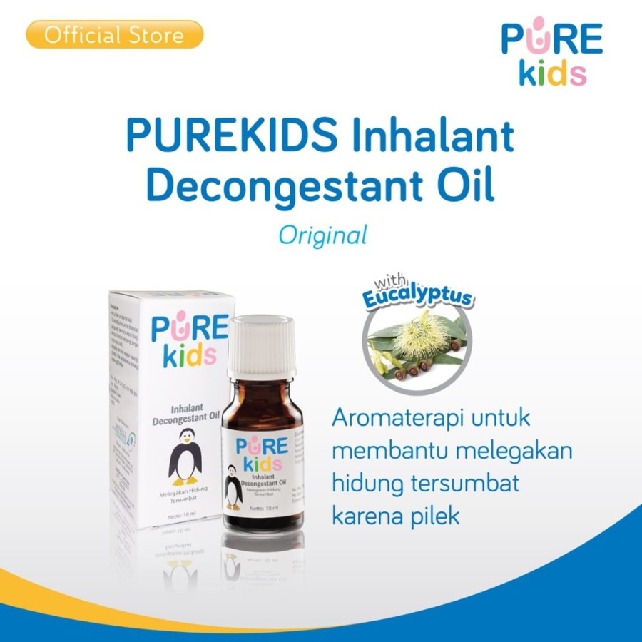 Jual Purebaby Inhalant Decongestant Oil Pure Baby purebaby | Shopee ...