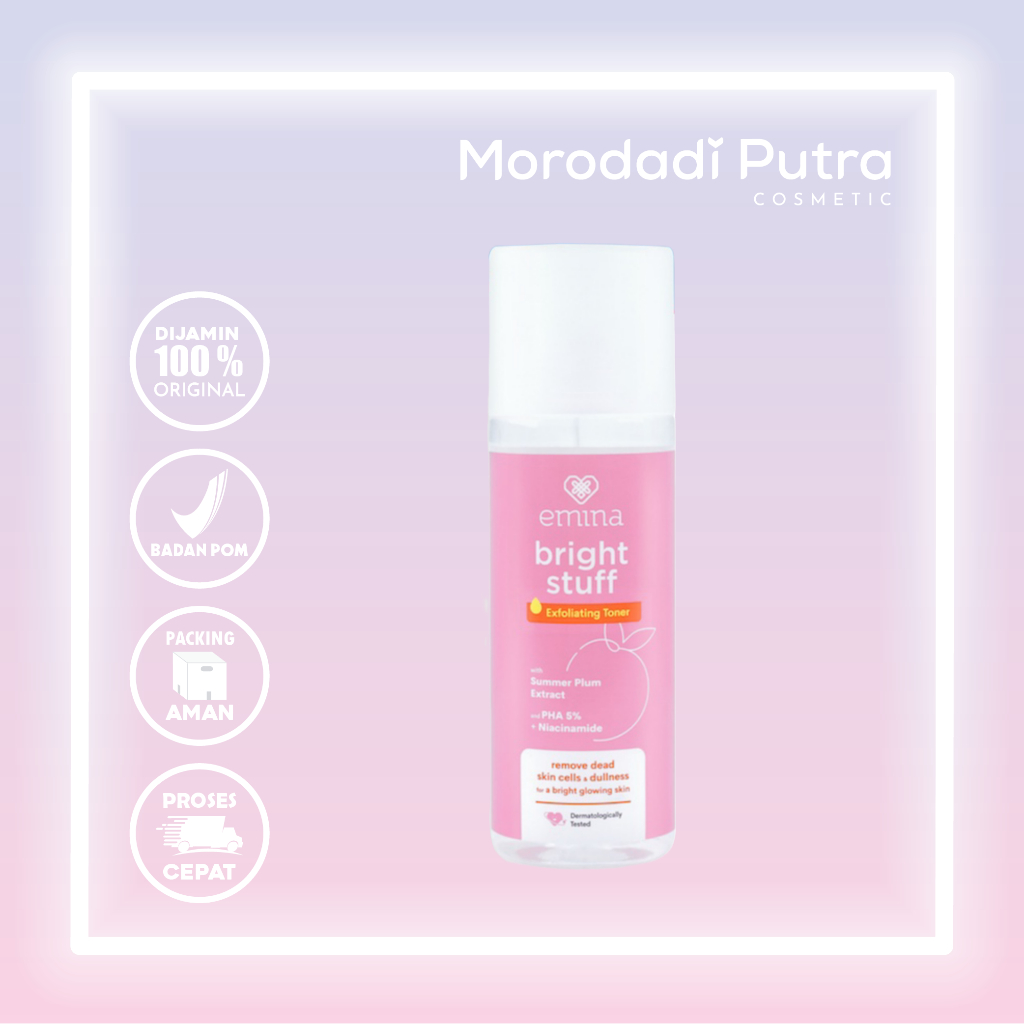 Jual EMINA Bright Stuff Exfoliating Toner 100 mL Shopee Indonesia