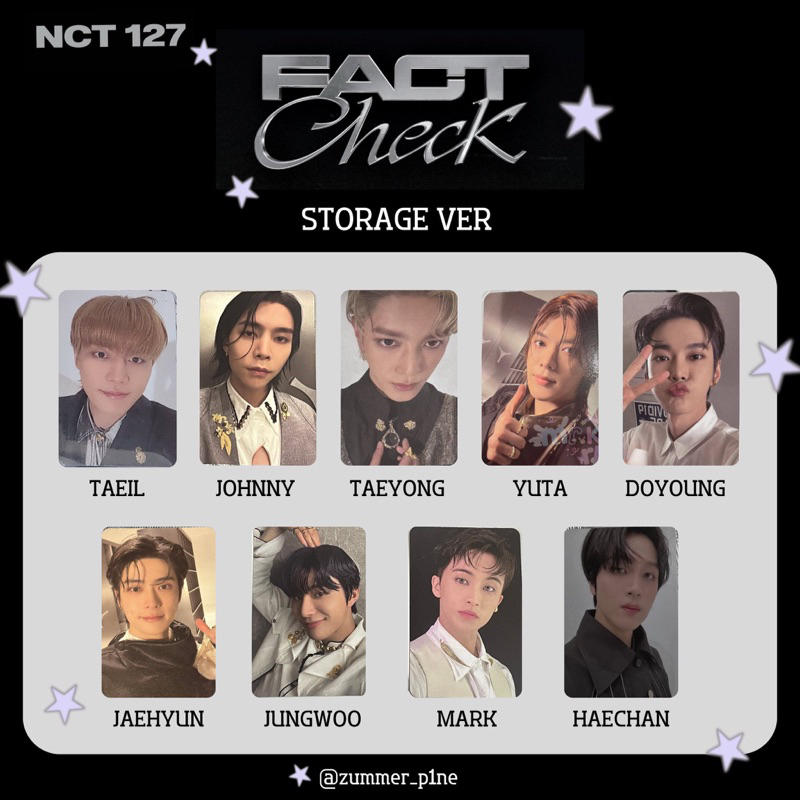 Jual [ PREORDER ] PHOTOCARD STORAGE VERSI KOREA ALBUM NCT 127 FACT