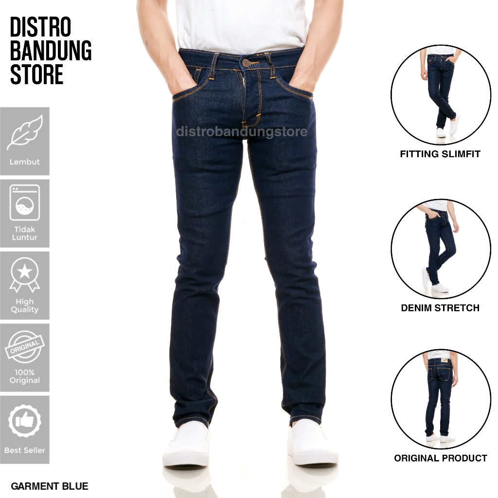 Jual FIFTY ONE DENIM Celana Jeans Pria Panjang Slim Fit Pensil - Main Image