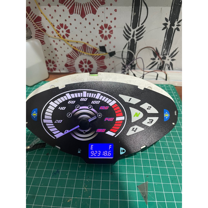 Jual papan panel spedometer custome honda karisma | Shopee Indonesia