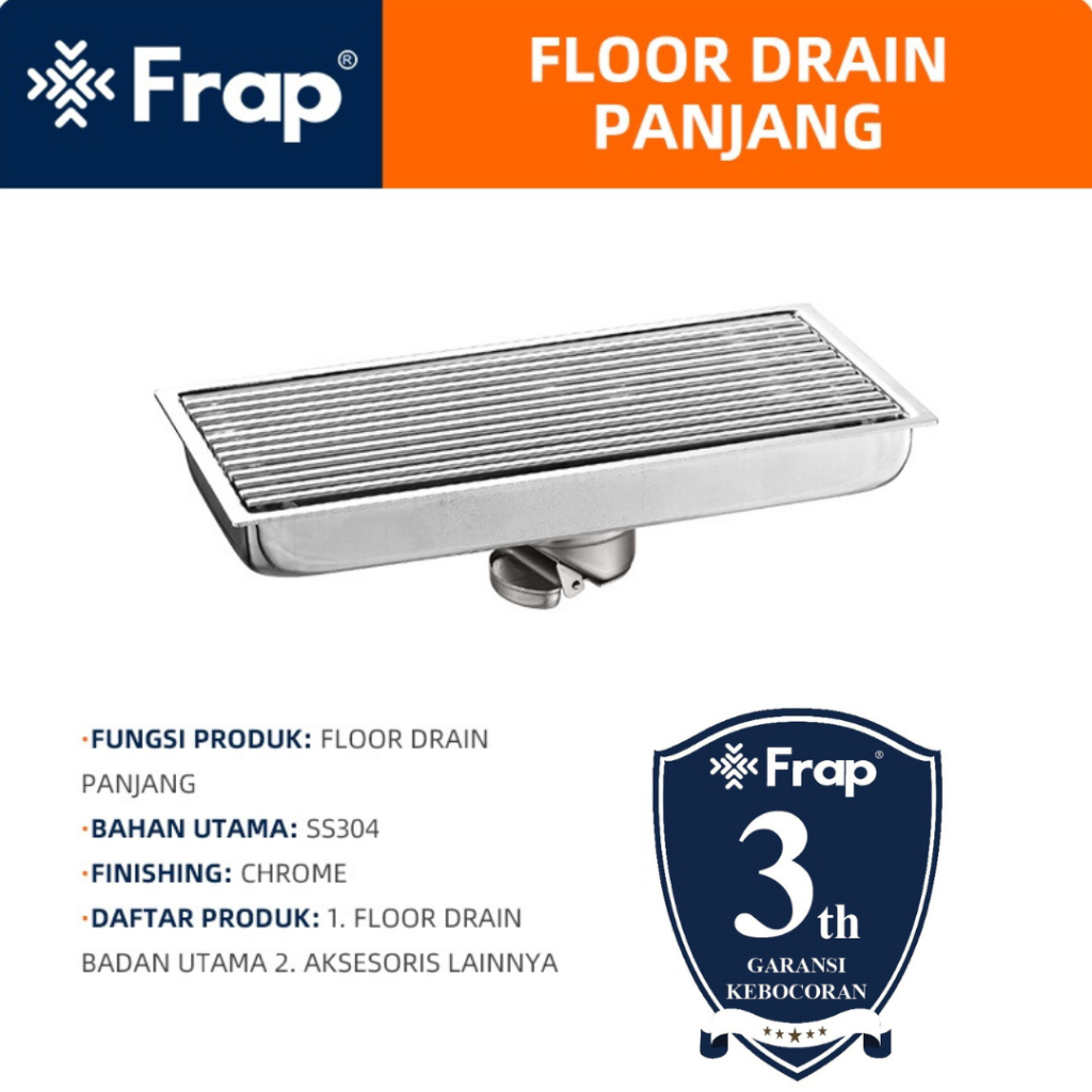 Jual FRAP IF80210-1 Floor Drainer Sus304 Saringan Air Lantai Anti Bau ...