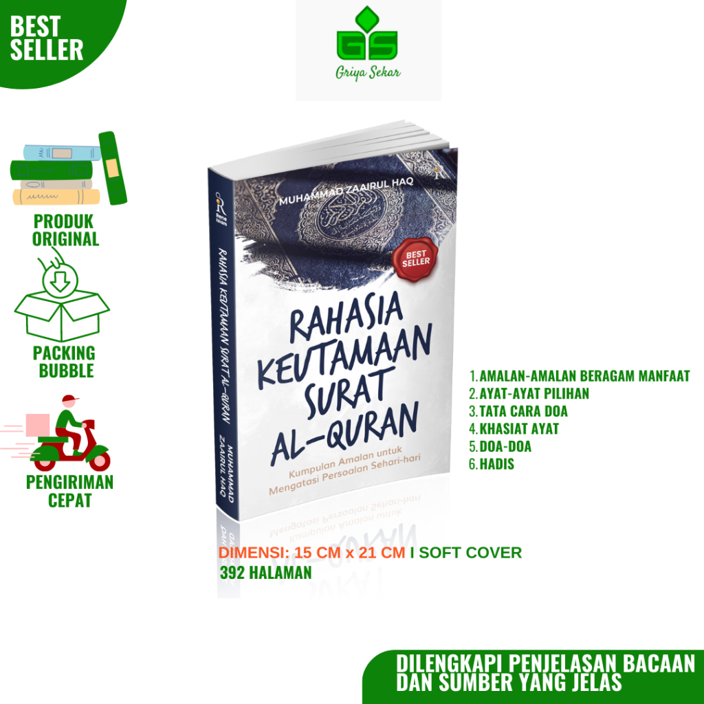 Jual Rahasia Keutamaan Surat Al Quran - Muhammad Zaairul Haq | Shopee ...