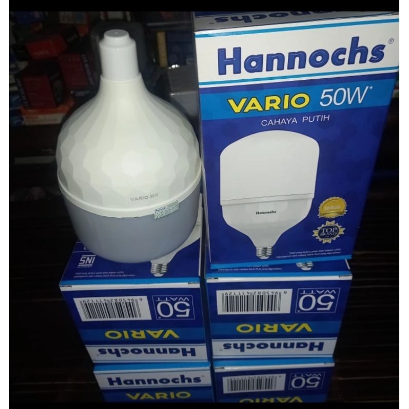 Jual Lampu Hannochs Jumbo 50 Wat Vario Putih E27 Shopee Indonesia