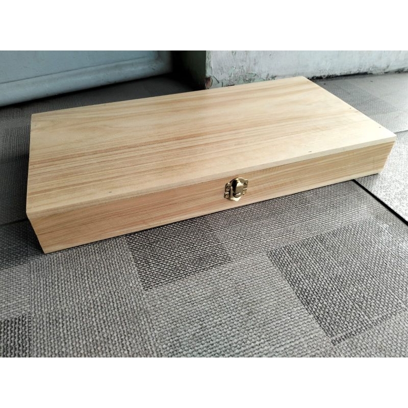Jual kotak kayu 40 x 20 x 5cm box serbaguna | Shopee Indonesia
