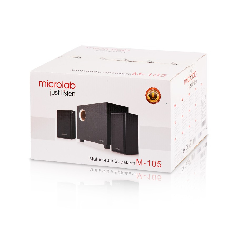Jual MICROLAB M-105 M105 2.1 MULTIMEDIA STEREO ACTIVE Speaker | Shopee ...