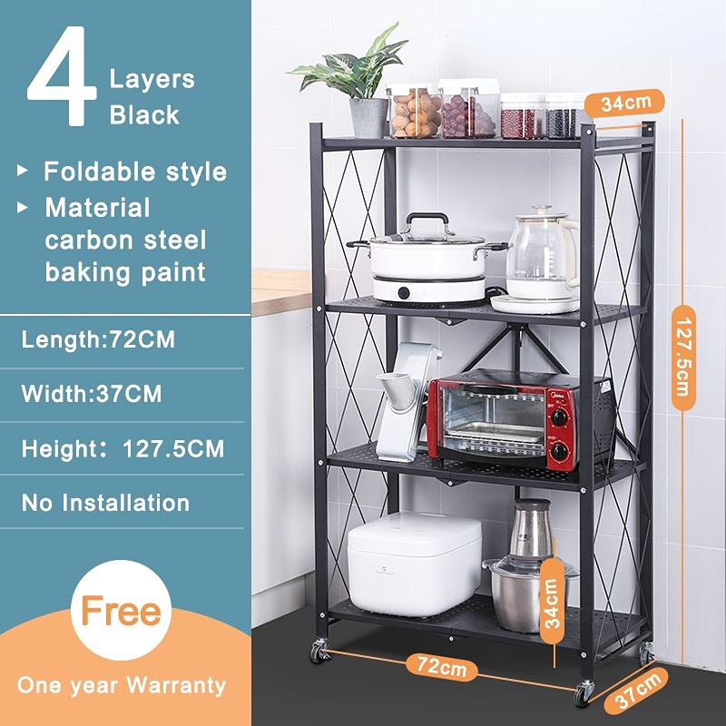 Jual Rak Dapur Multi-fungsi tanpa Instalasi Rak Penyimpanan Rak LIPAT ...