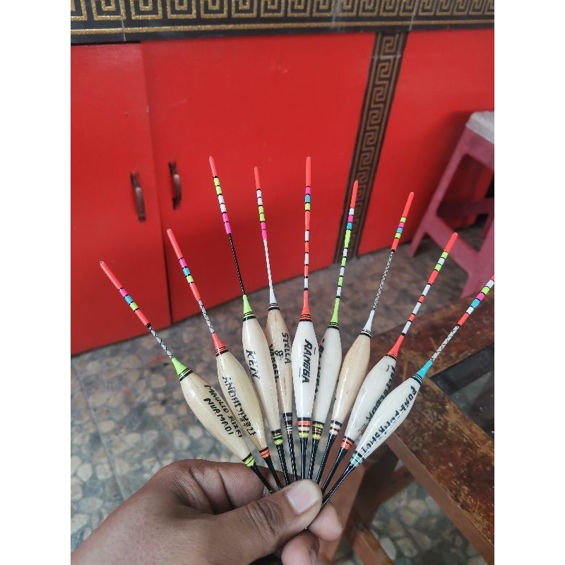 Jual pelampung pancing kumbul/kambangan tebu 15-25cm custom, tulisan ...